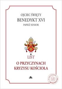 List o przyczynach kryzysu w Kościele - Benedykt XVI