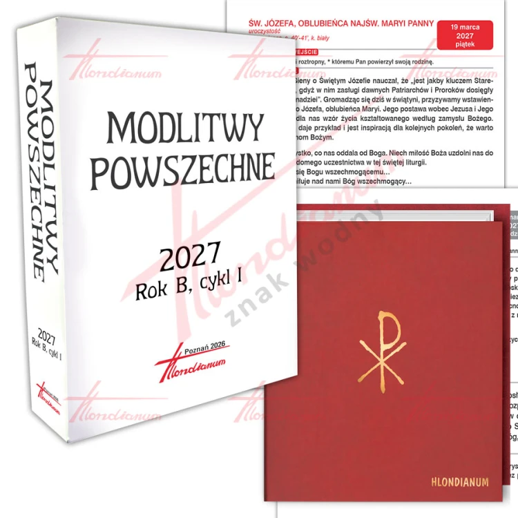 Modlitwy Powszechne 2027/B - komplet/ wkład + segregator