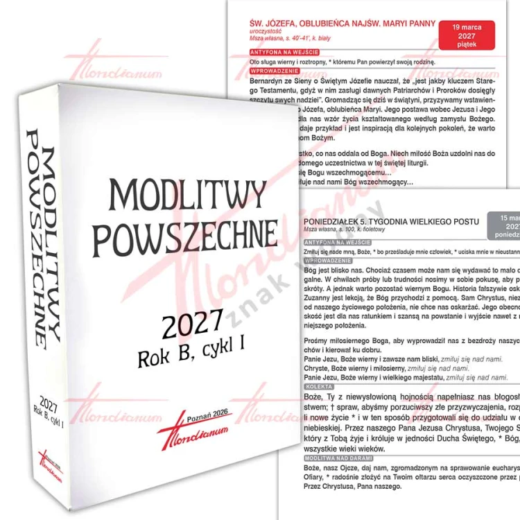 Modlitwy Powszechne 2027/B - wkład 