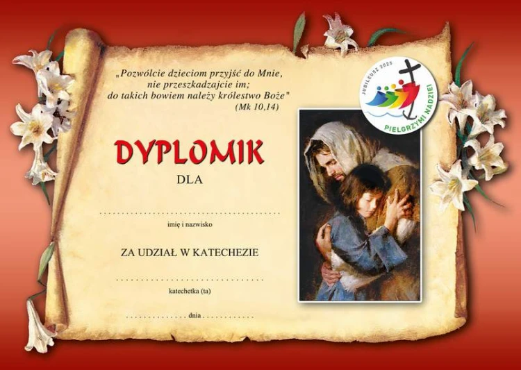 Dyplom za udział w katechezie (1163) C-2/2025