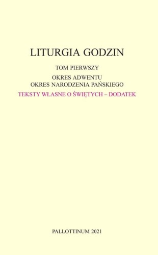 Liturgia Godzin - dodatek Tom 1