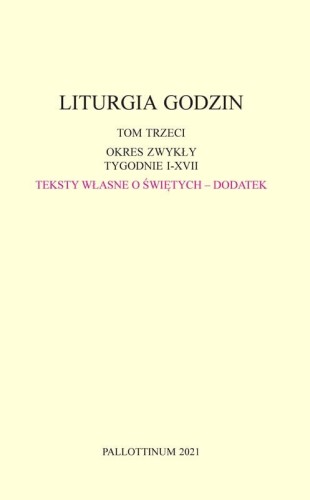 Liturgia Godzin - dodatek Tom 3