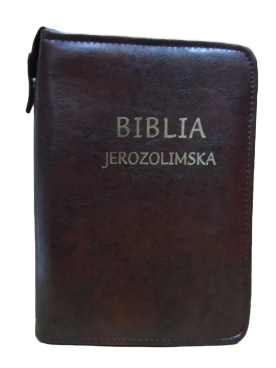 Etui na Biblię Jerozolimską - brąz