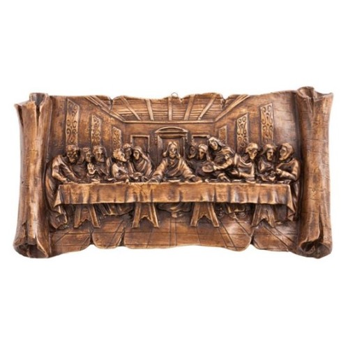 Relief - Ostatnia wieczerza - masa gipsowo-ceramiczna