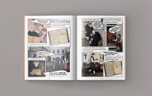 Święty Stanisław Kostka. Wyprawa za głosem powołania (komiks) 