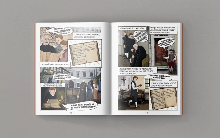 Święty Stanisław Kostka. Wyprawa za głosem powołania (komiks) 