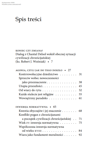 Koniec świata chrześcijańskiego. Inwersja normatywna i nowa era 