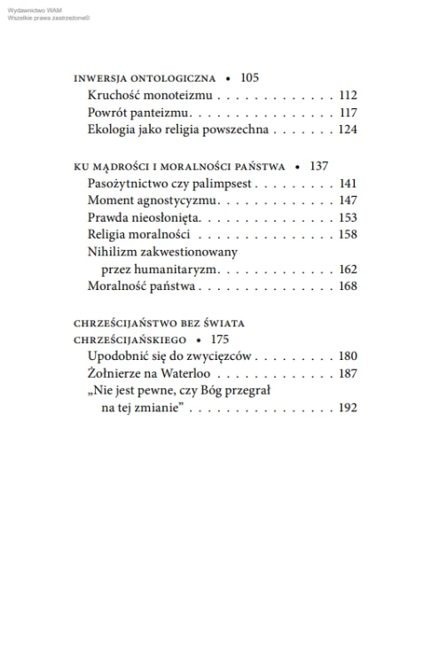 Koniec świata chrześcijańskiego. Inwersja normatywna i nowa era 