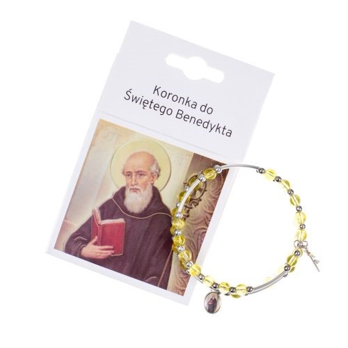 Bransoletka: koronka do Świętego Benedykta
