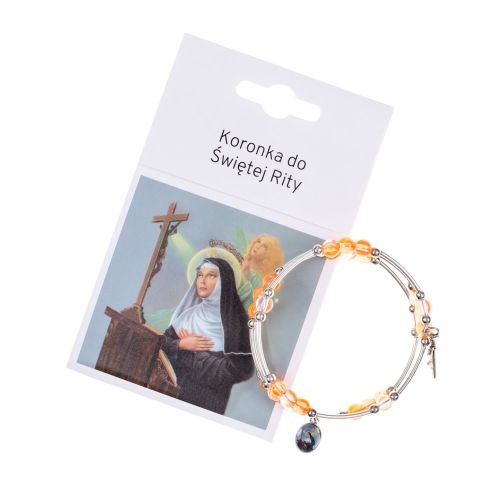 Bransoletka: koronka do Świętej Rity